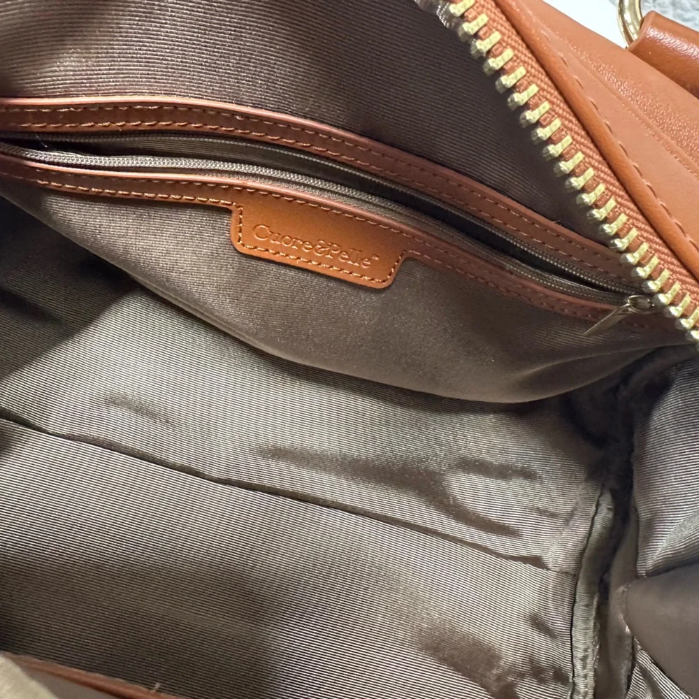 NEW CUORE & PELLE CELESTE‎ SATCHEL PURSE. with DETACHABLE STRAP.
